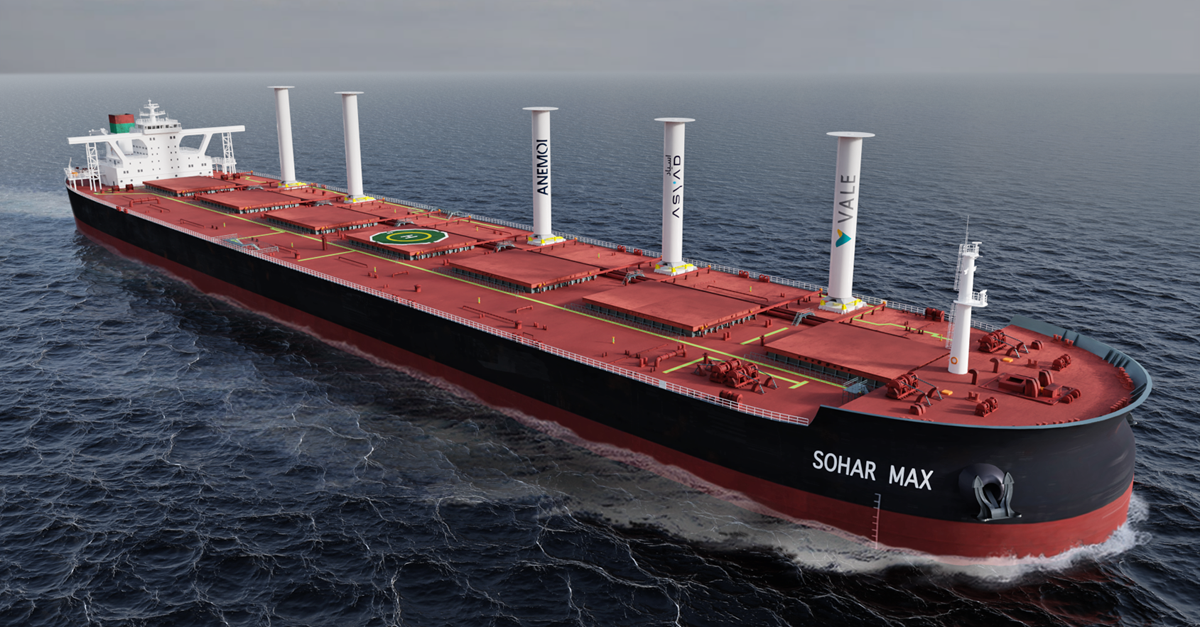 Rotor sails taking off LR