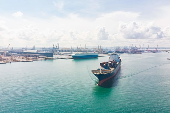 Ships at port