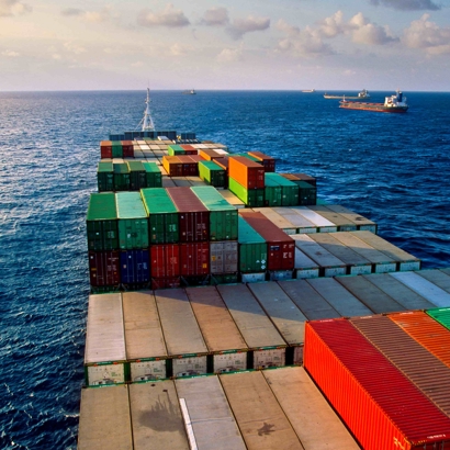 ships at sea