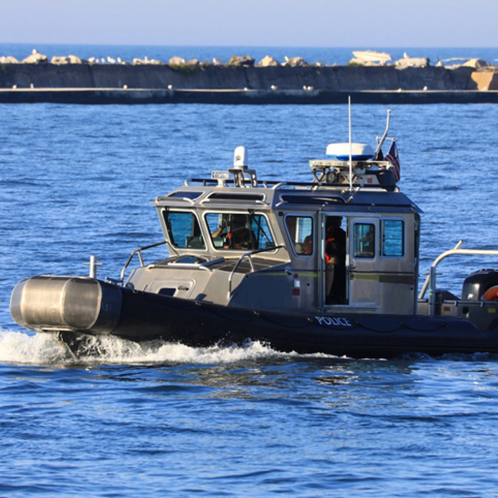 grey boat