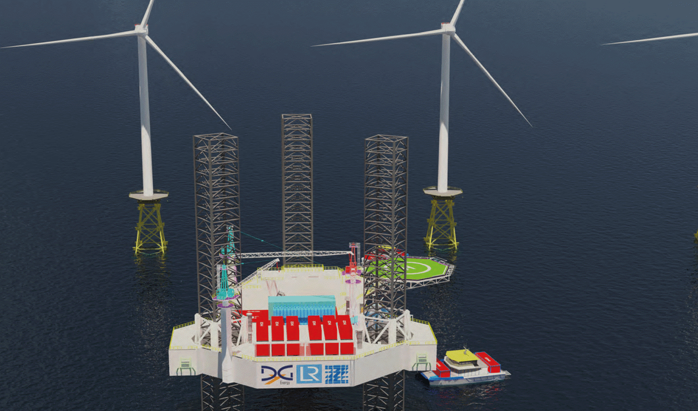 A novel hydrogen jack-up concept.