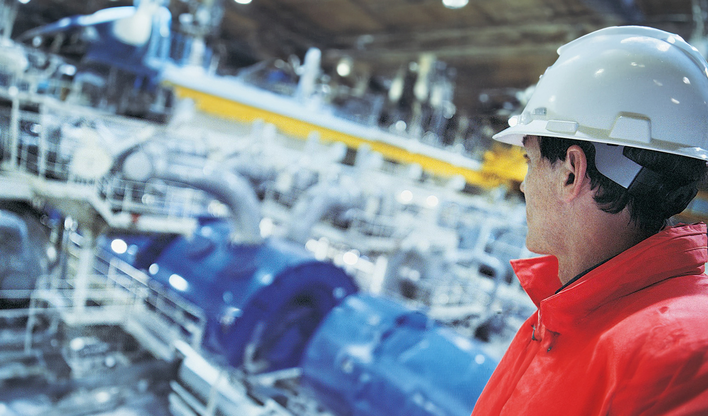 Nuclear engineer on site.