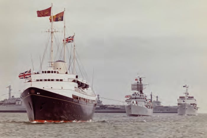 HMY Britannia Commodore JR Fanshawe CBE RN