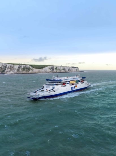 P&O Liberté first arrival