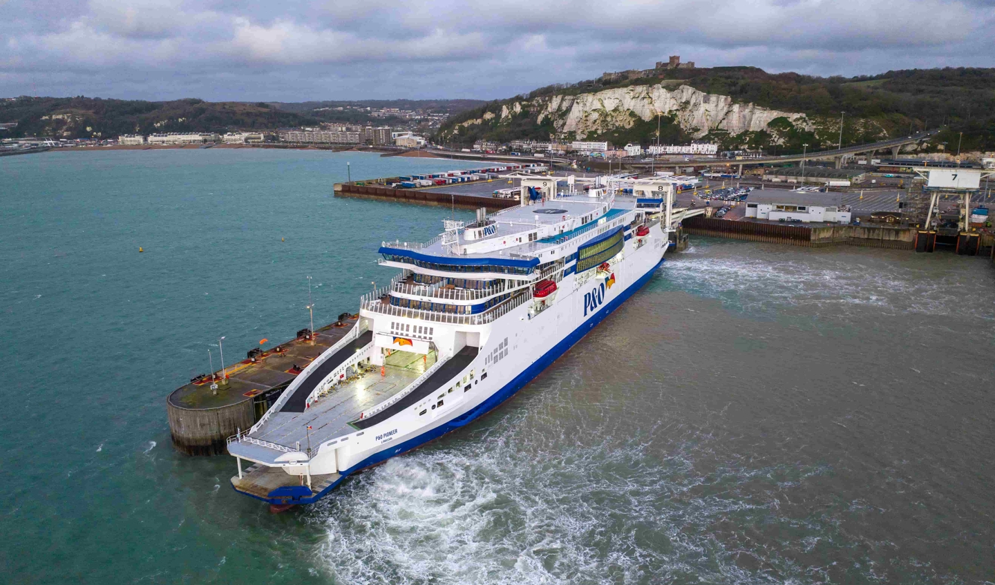 P&O Liberté in Dover harbour