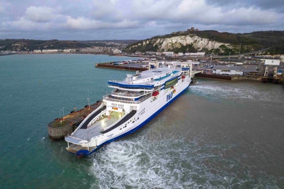 P&O Liberté in Dover harbour