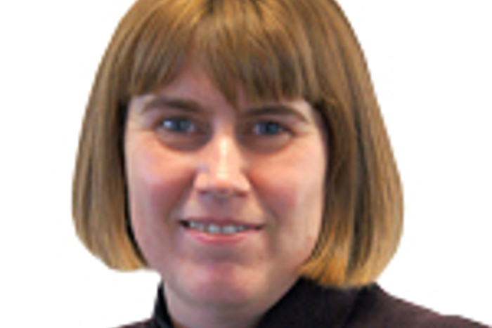 Portrait photo of Katharine Palmer against a white background.