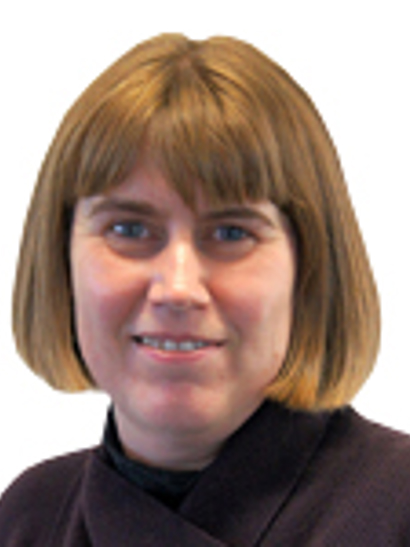 Portrait photo of Katharine Palmer against a white background.