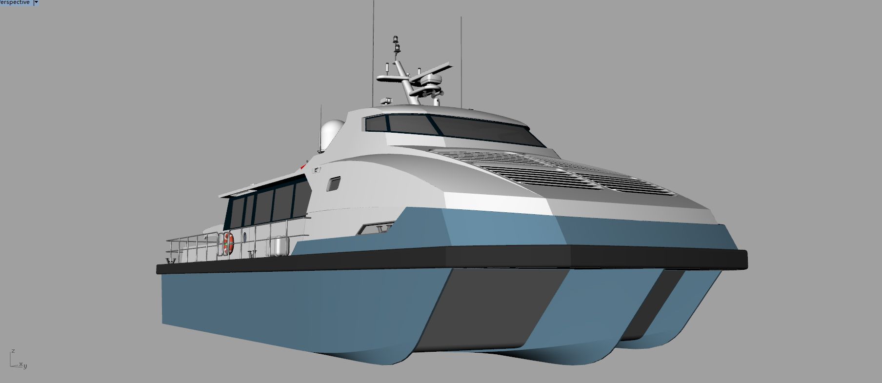 Thrust vehicle design graphic.