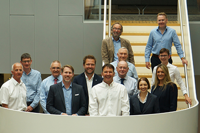 Oyster Yachts workers.