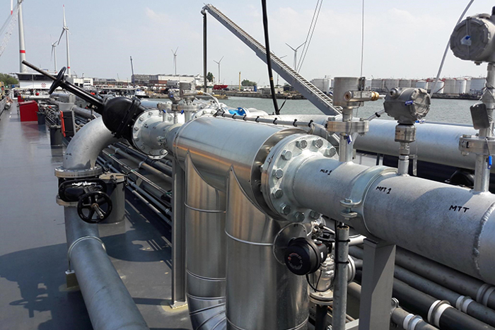 MFMS Bunkering system on tanker.