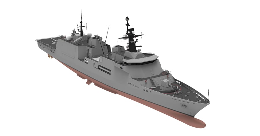 Below, Vard 7- 125 Next-Generation Offshore Patrol Vessel (OPV).