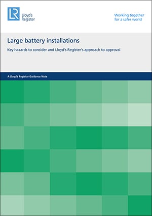 Large battery installations pdf
