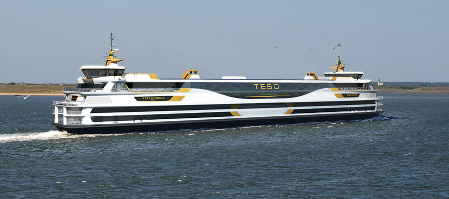 Lloyd’s Register will class Texelstroom, the 1,750-passenger, 350-vehicle, double ended ferry that will operate between the Dutch islands of Texel and Den Helder. Ordered by Royal N.V. Texels Eigen Stoomboot Onderneming (TESO).