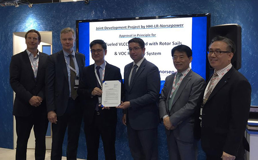 LR presented AiP to HHI in a ceremony at Nor-Shipping 2019, taking place this week in Oslo, Norway.
