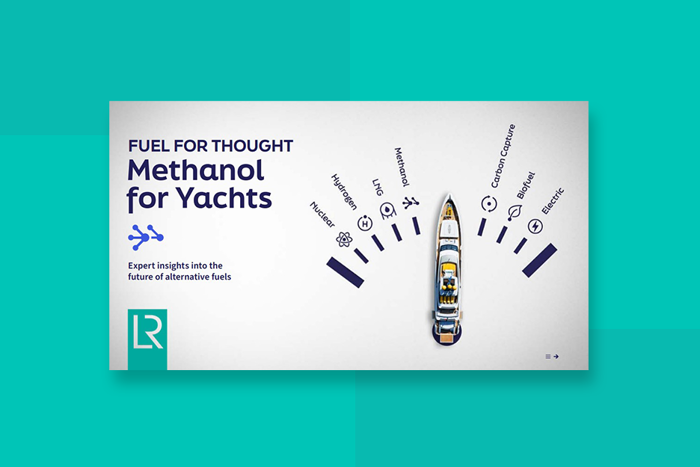 Methanol for yachts