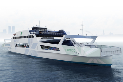 New zero emission ropax ferry will be built for the Estonian State Fleet, equipped with hydrogen fuel-cell battery propulsion.  