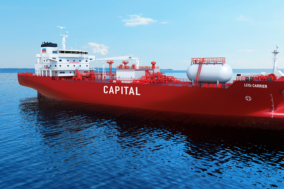 Capital LCO2 Carrier Render