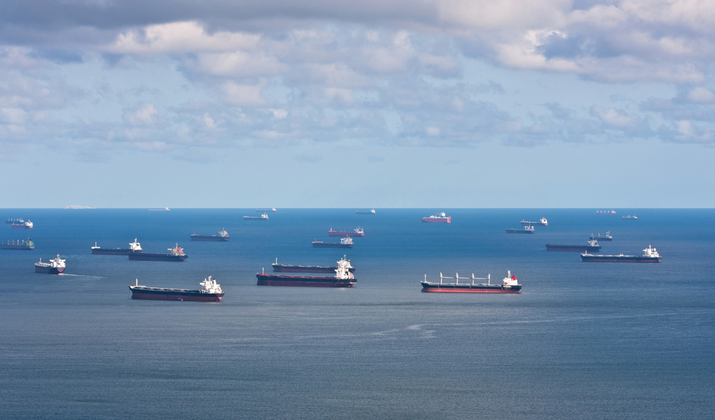 Ships at sea