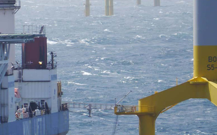 Offshore wind farm.
