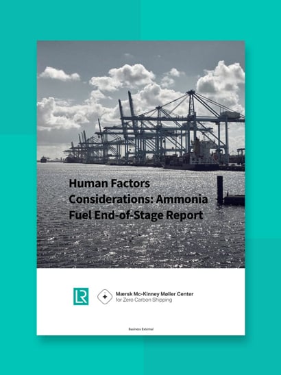 Human Factors Considerations: Ammonia Fuel End-of-Stage Report