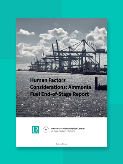 Human Factors Considerations: Ammonia Fuel End-of-Stage Report