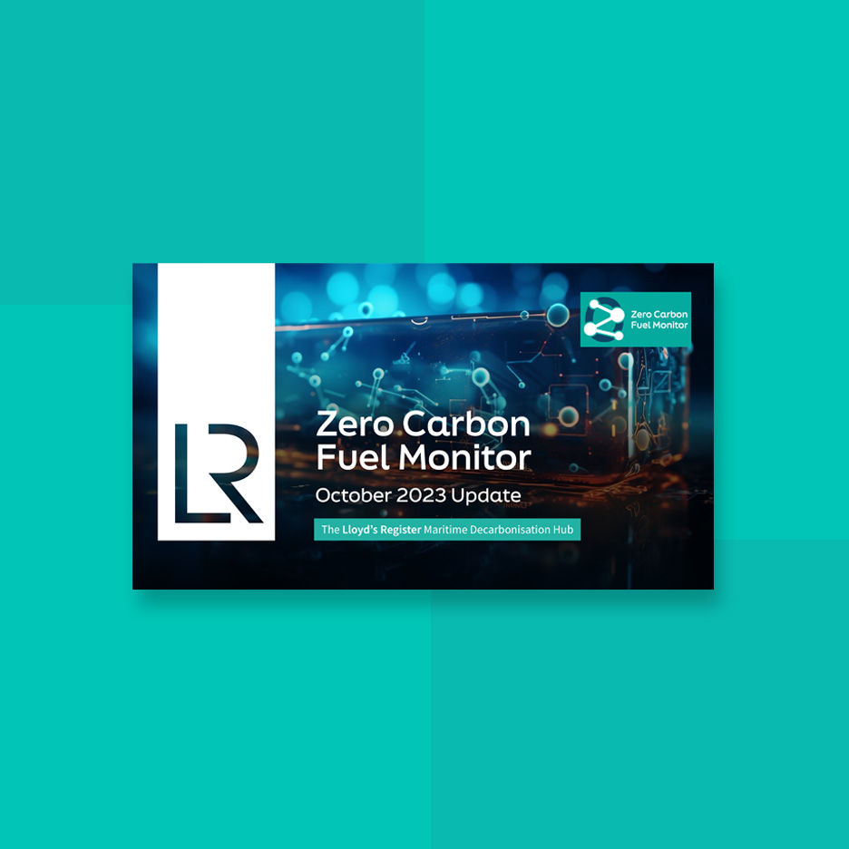 Zero Carbon Fuel Monitor - October 2023 update | LR
