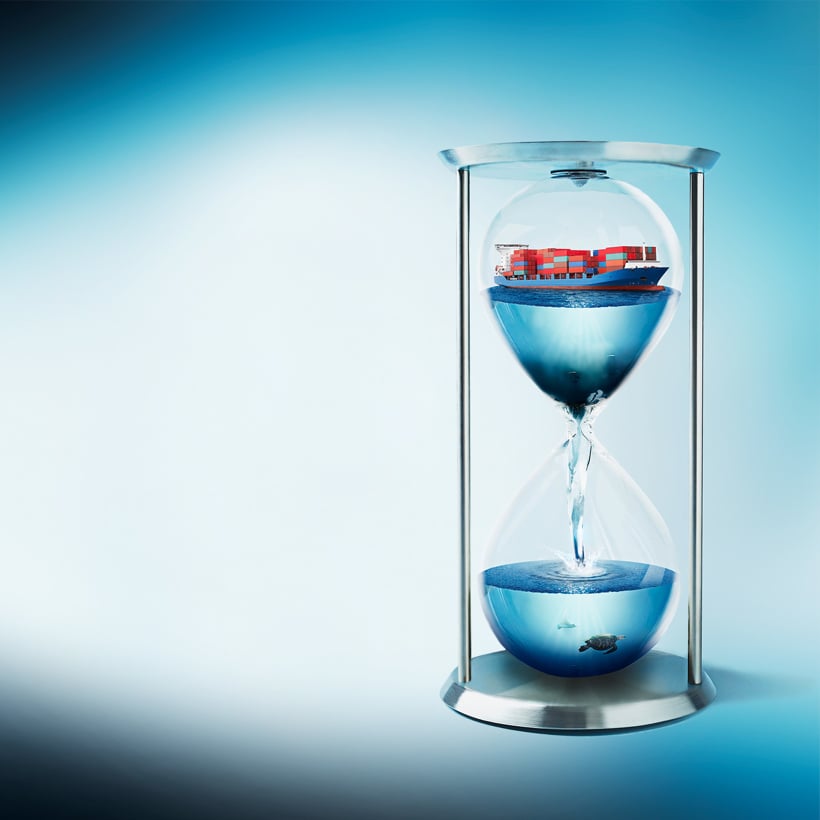 Carbon intensity indicator hourglass banner image