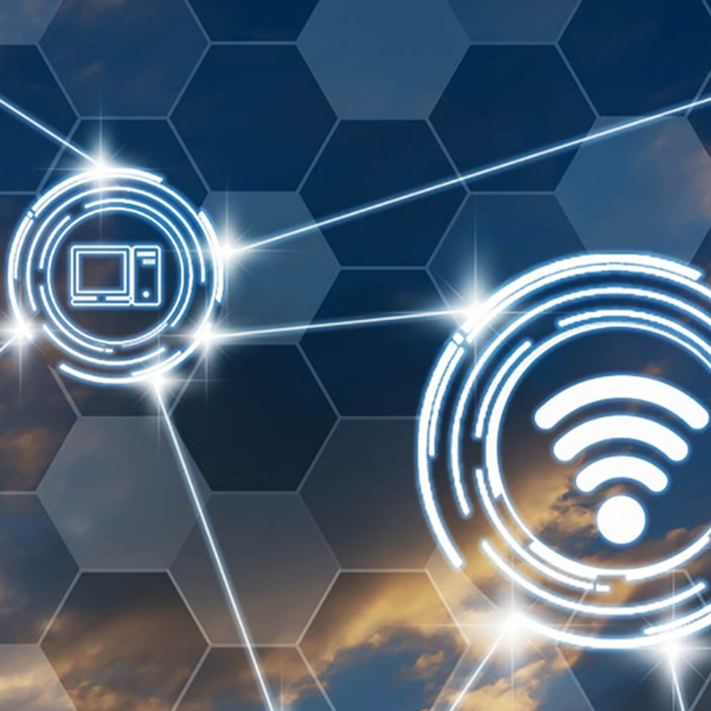 Digital icons graphic.